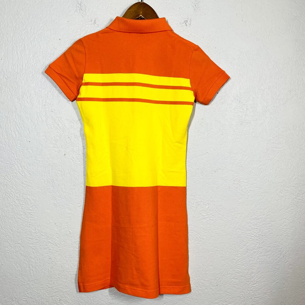 Polo Ralph Lauren Polo Dress Y2K Slim Fit Stripe Casual Cap Sleeve Jersey Knit S - Picture 3 of 4